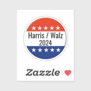 Harris Walz 2024 Election Sticker