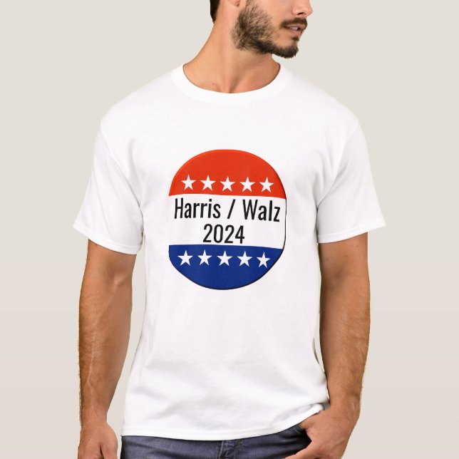 Harris Walz 2024 Election T-Shirt (Front)