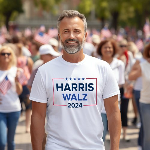 Harris Walz 2024 Election White Mens T_Shirt