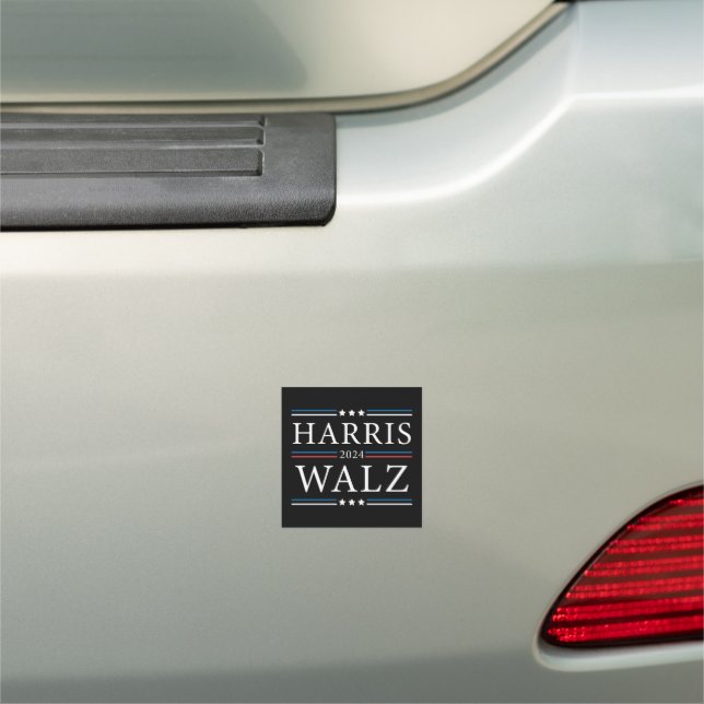 Harris Walz 2024 elections Car Magnet (In Situ)