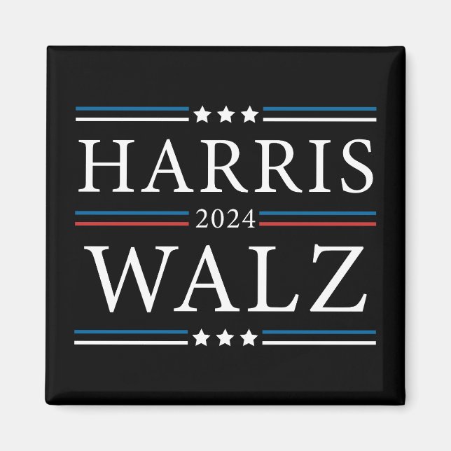 Harris Walz 2024 elections Magnet (Front)