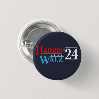 Harris Walz 2024 for President Button