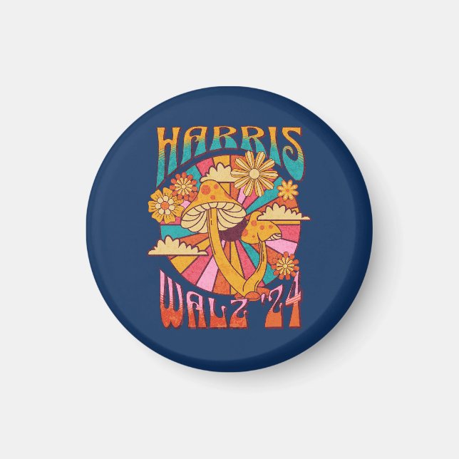 Harris Walz 2024 for President Magnet (Front)