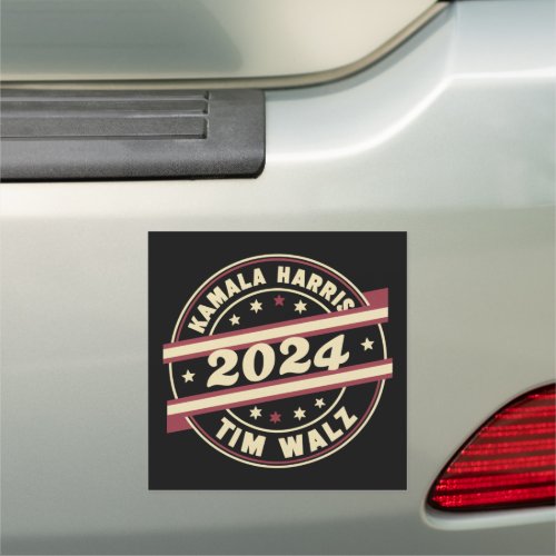 Harris Walz 2024 for President Patriotic Kamala  Car Magnet