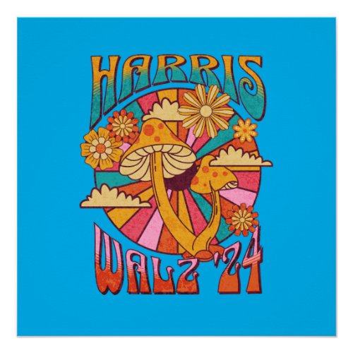 Harris Walz 2024 for President Poster