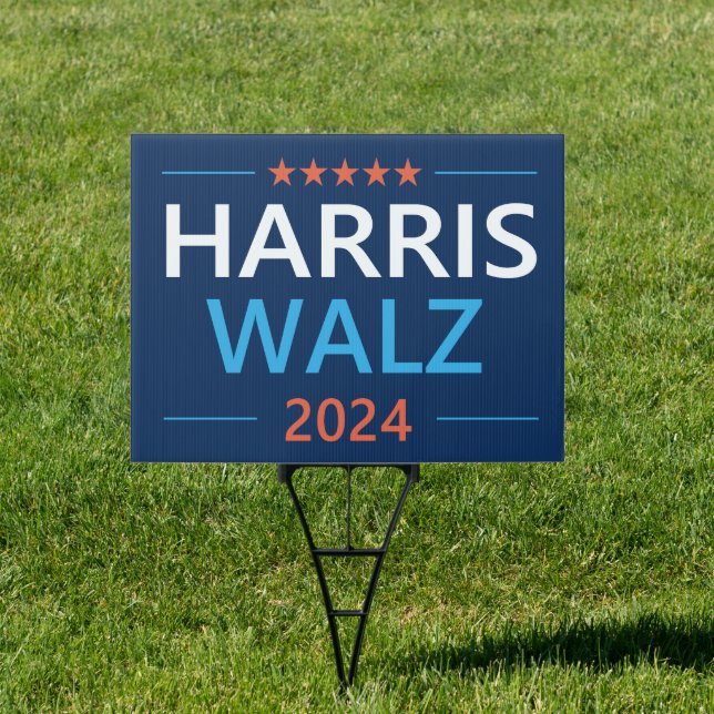 Harris Walz 2024 for President Sign (Insitu)