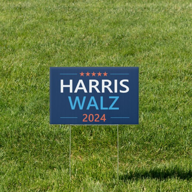 Harris Walz 2024 for President Sign (Insitu)
