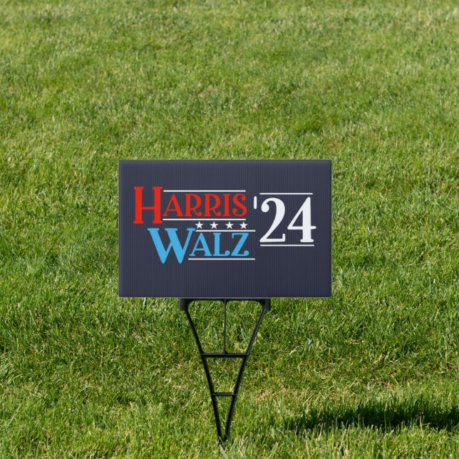 Harris Walz 2024 for President Sign (Insitu)