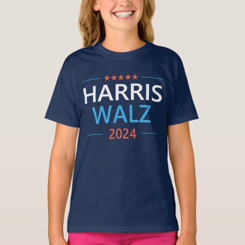 Harris Walz 2024 for President T_Shirt