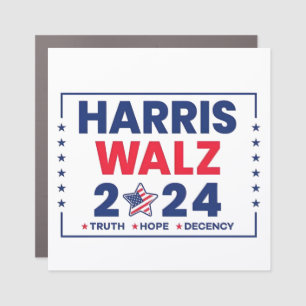 Harris Walz 2024   Harris Walz Car Magnet
