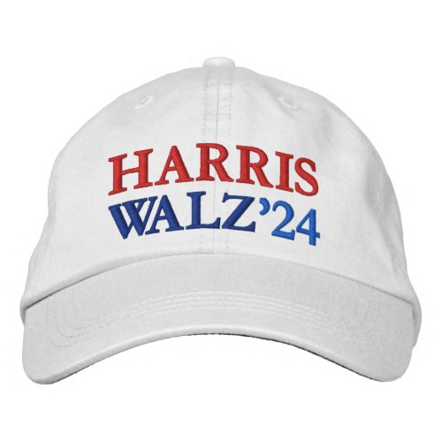 Harris Walz 2024 Kamala Harris and Tim Walz 2024  Embroidered Baseball Cap