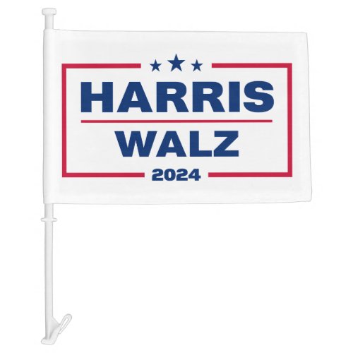 Harris Walz 2024 Kamala Harris Tim Walz Election Car Flag