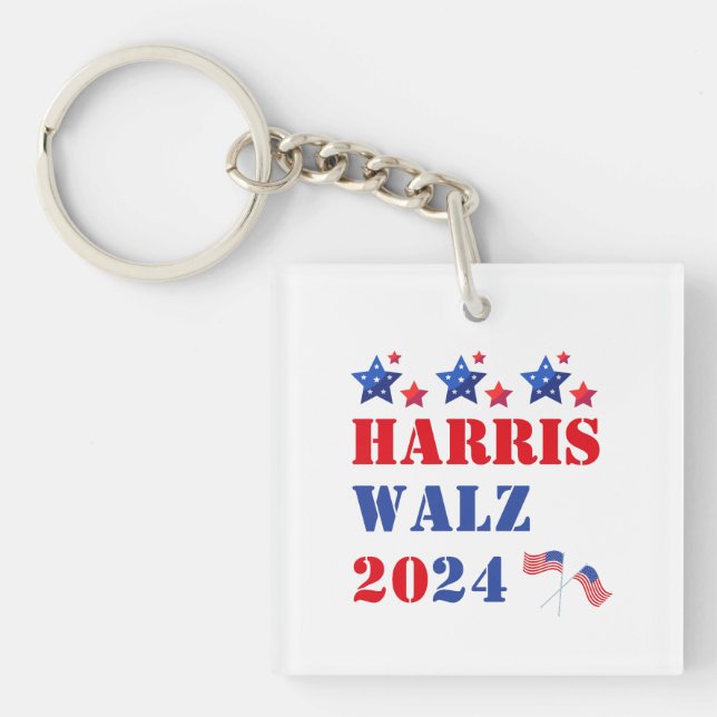 HARRIS WALZ 2024  KEYCHAIN (Front)