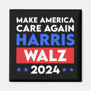 Harris Walz 2024 Make America Care Again Magnet
