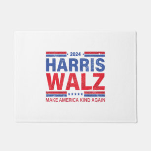 Harris Walz 2024 Make America Kind Again  Doormat