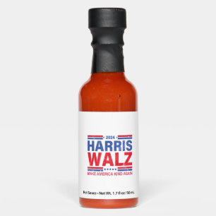 Harris Walz 2024 Make America Kind Again Hot Sauces