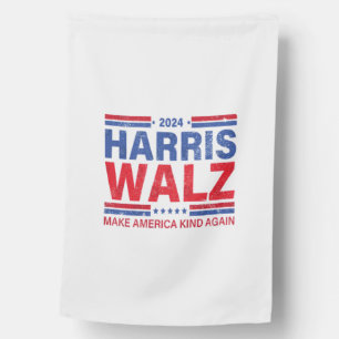 Harris Walz 2024 Make America Kind Again House Flag
