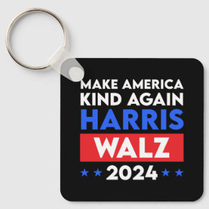 Harris Walz 2024 Make America Kind Again Keychain