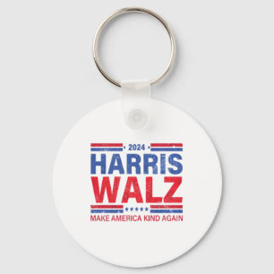 Harris Walz 2024 Make America Kind Again Keychain