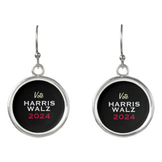 HARRIS WALZ 2024 Mod Campaign Earrings