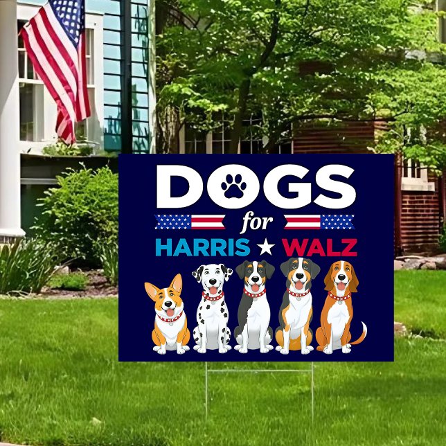 Harris Walz 2024 Obviously Yard Sign (Creator Uploaded)