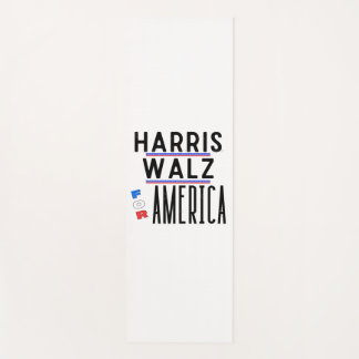 Harris Walz 2024 Pin Yoga Mat