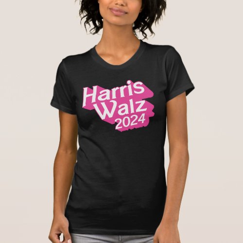 Harris Walz 2024 Pink T_Shirt