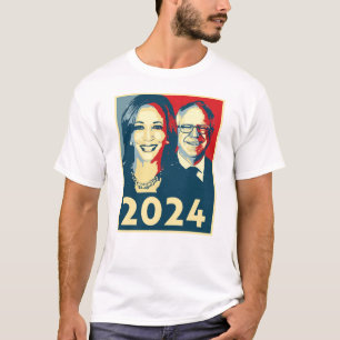 Harris Walz 2024 Poster T-Shirt