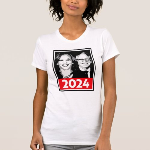 Harris Walz 2024 Poster T_Shirt