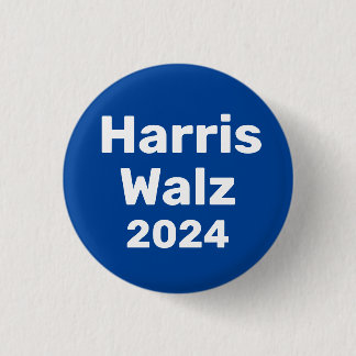 Harris / Walz 2024 Presidential Campaign Button