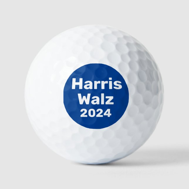 Harris / Walz 2024 Presidential Campaign Golf Balls (Front)
