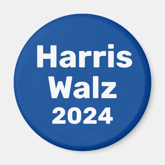 Harris / Walz 2024 Presidential Campaign Magnet (Front)