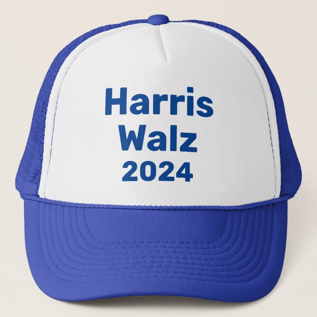 Harris / Walz 2024 Presidential Campaign Trucker Hat (Front)