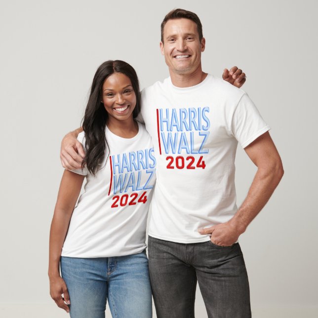 Harris Walz 2024 Presidential Election Basic T-Shirt (Unisex)