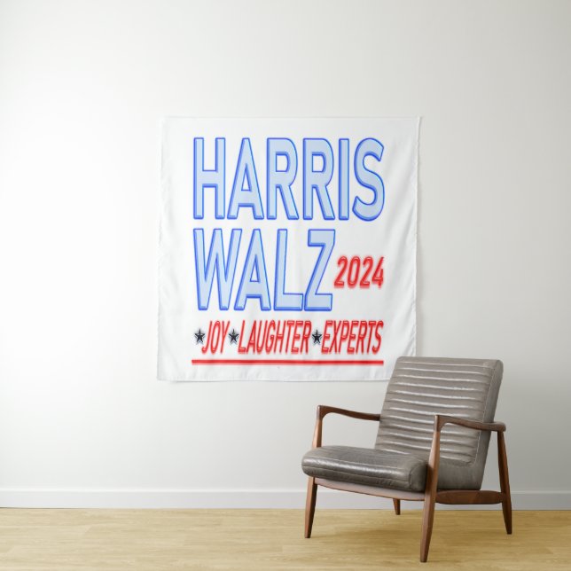 Harris Walz 2024 Presidential Election Medium  Tapestry (In Situ)