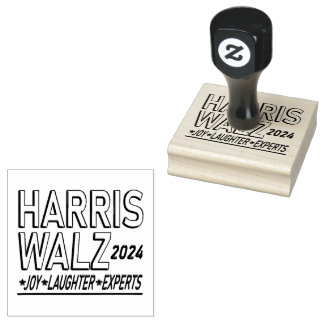 Harris Walz 2024 Presidential Election Rubber Stamp