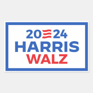 Harris Walz 2024 Rectangular Sticker