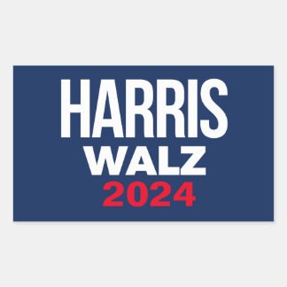 Harris Walz 2024 Rectangular Sticker