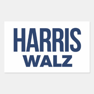 HARRIS WALZ 2024 RECTANGULAR STICKER