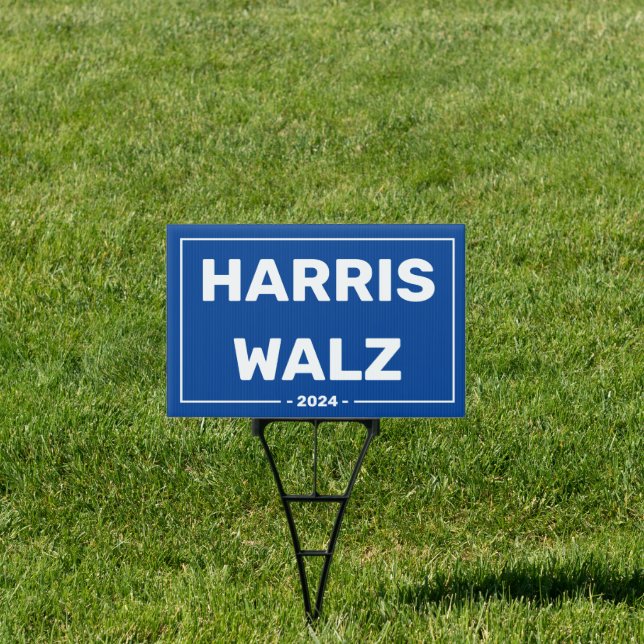 Harris Walz 2024 Sign (Insitu)