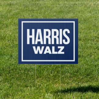 Harris Walz 2024 Sign