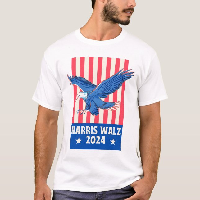 Harris Walz 2024 T-Shirt (Front)