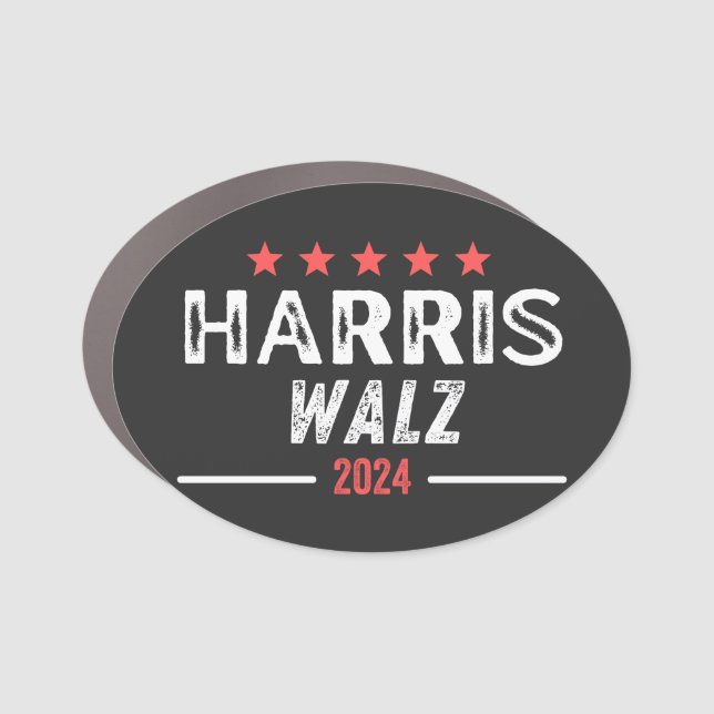 Harris Walz 2024, Tim Walz vice president Car Magnet (Front)