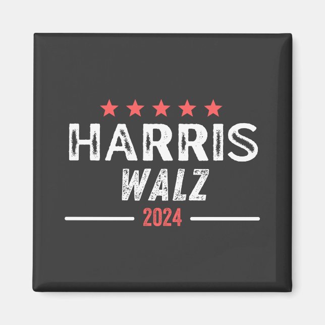 Harris Walz 2024, Tim Walz vice president Magnet (Front)