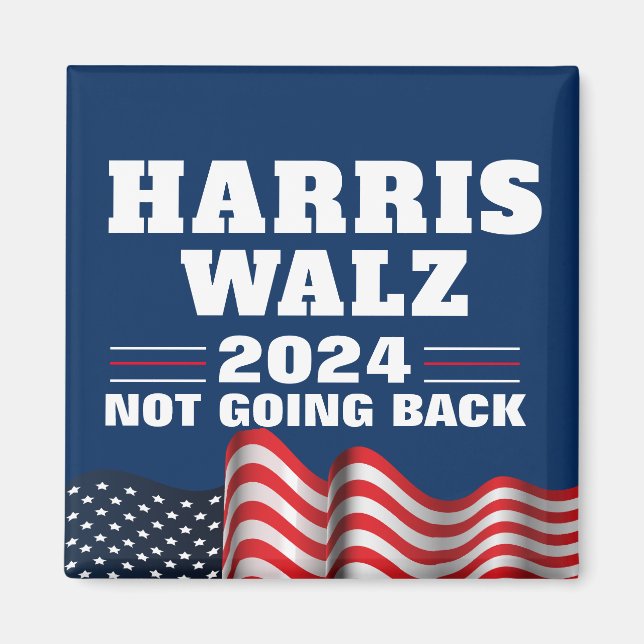 Harris Walz 2024 | Vote Democrat Magnet (Front)
