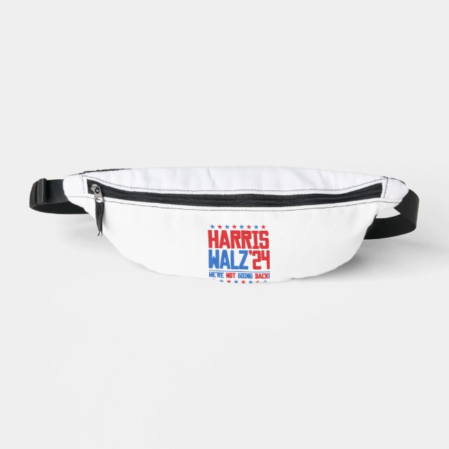 HARRIS WALZ 2024 - We're Not Going Back  Fanny Pack (Front)