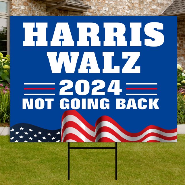 Harris Walz 2024 Yard Sign | Obviously Yard Sign (Creator Uploaded)