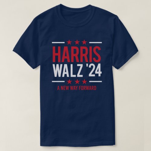 Harris Walz 24 _ A new way forward T_Shirt