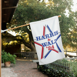 HARRIS & WALZ '24 – House Flag