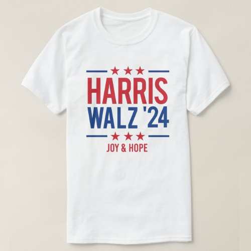 Harris Walz 24 _ Joy and Hope T_Shirt